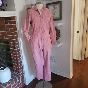 J Crew Foundry Pink Corduroy Women's Jumpsuit New Size 12